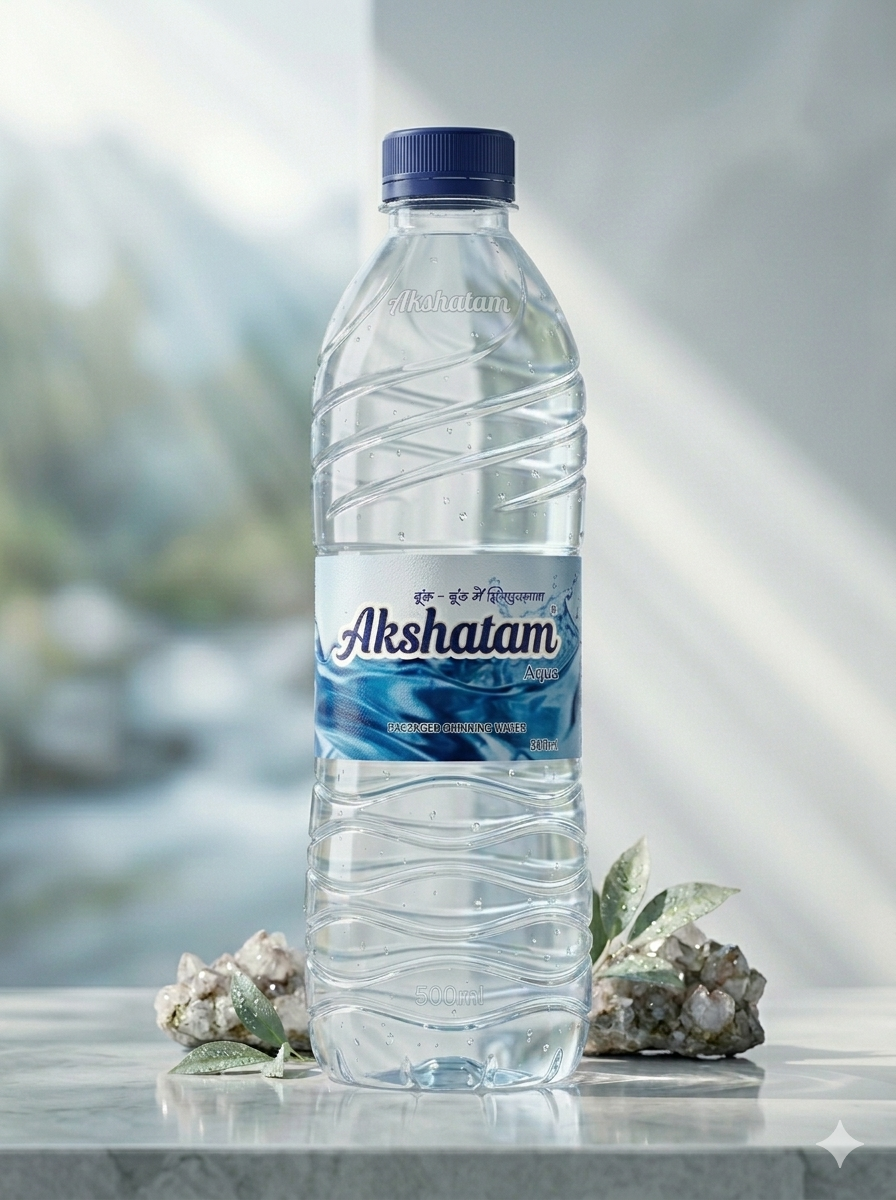 Akshatam Aqua® 500 ml. (Pack of 24 Bottles)